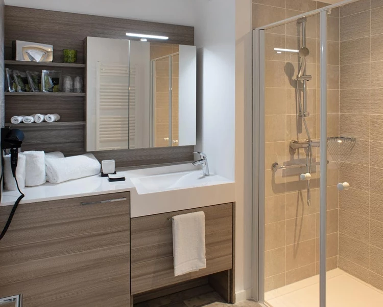 résidence senior melun salle de bain