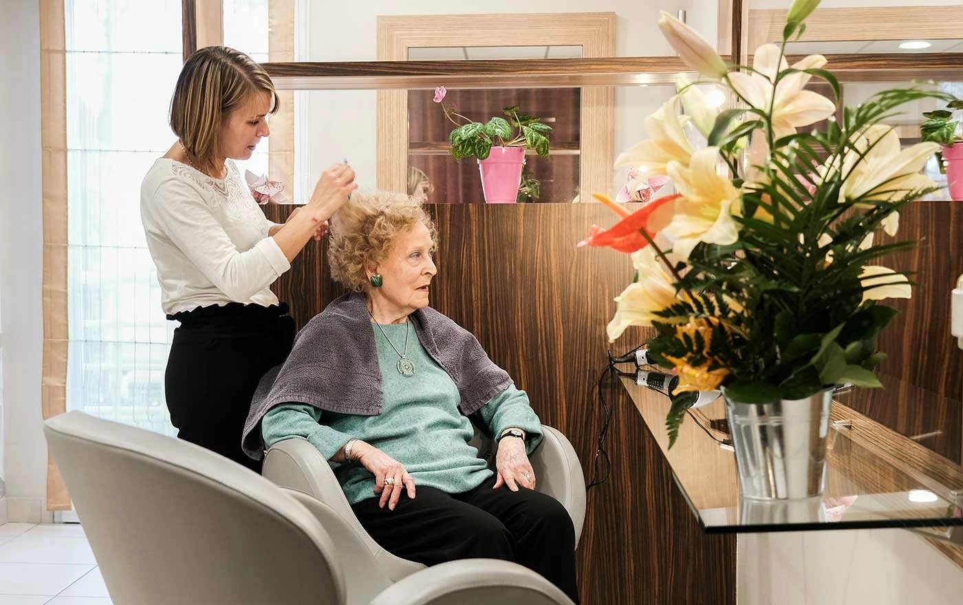 résidence senior Vierzon coiffeur