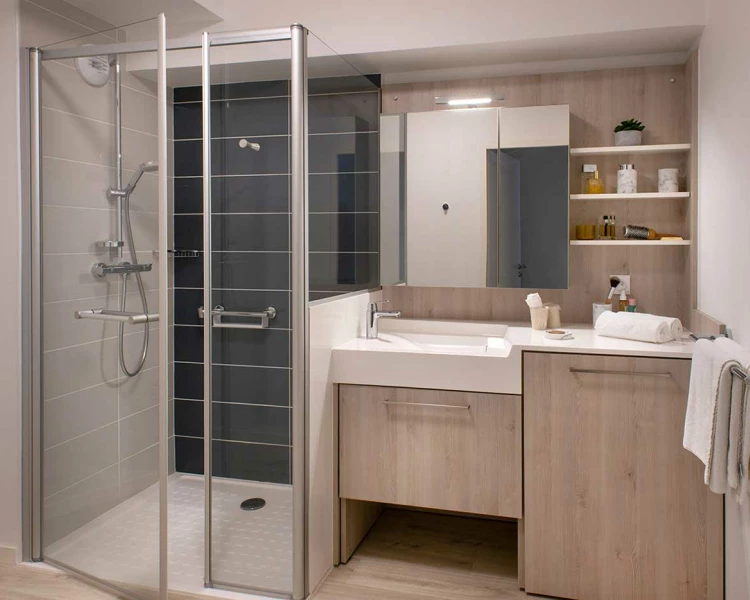 résidence senior brest salle de bain