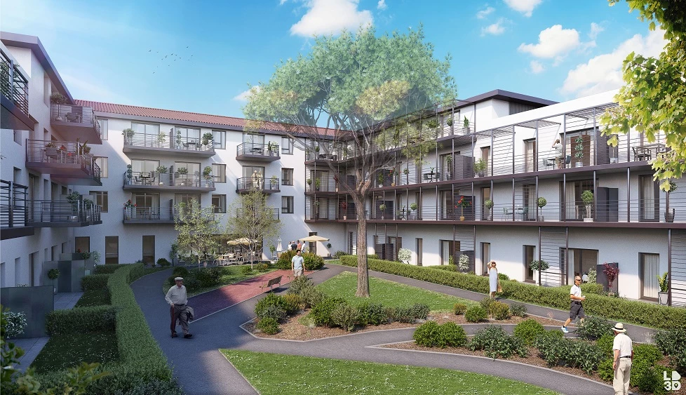 residence senior chahors exterieur