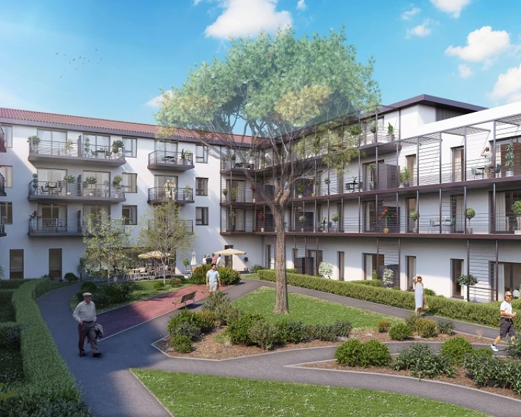 residence senior chahors exterieur