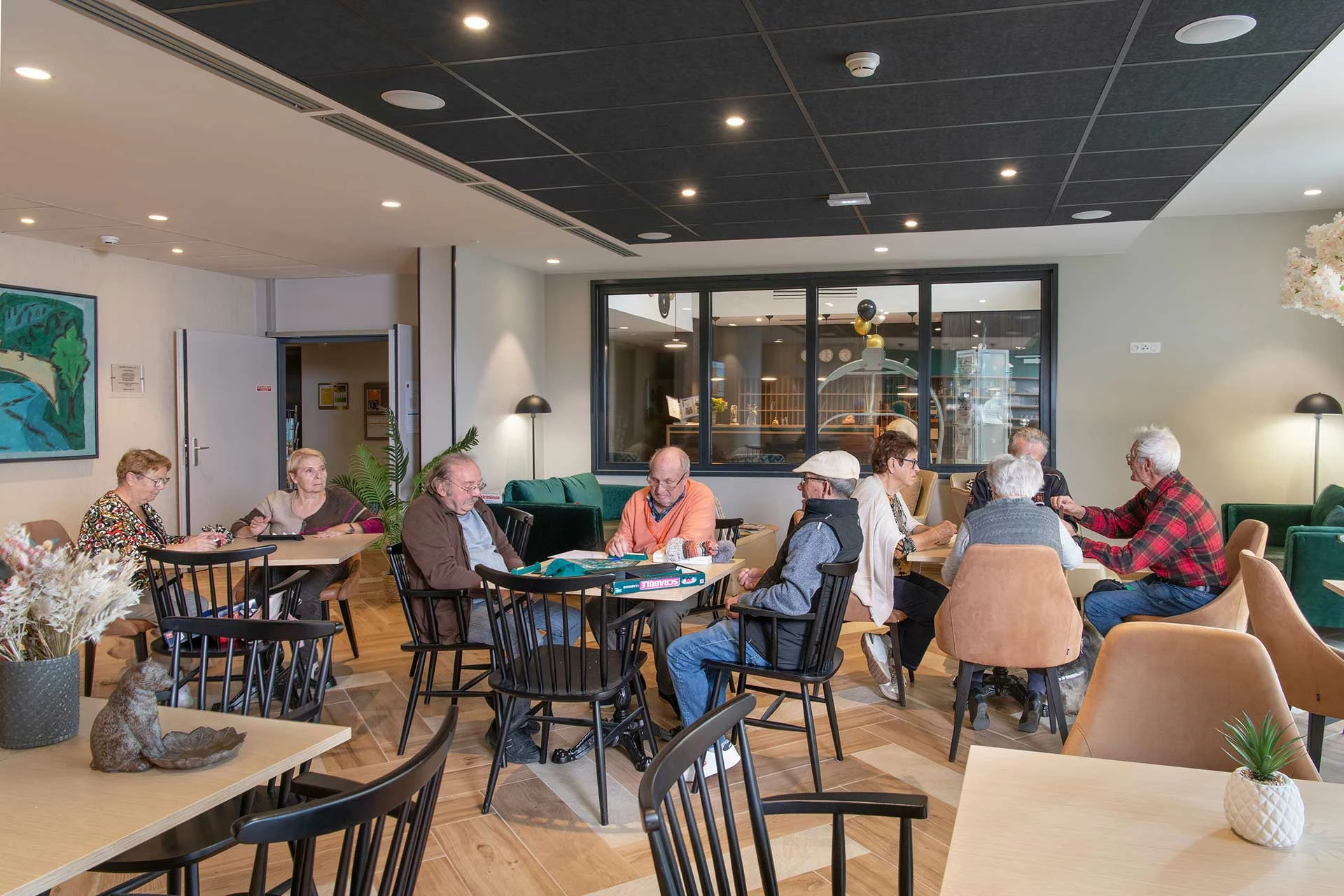 residence senior cluses salon