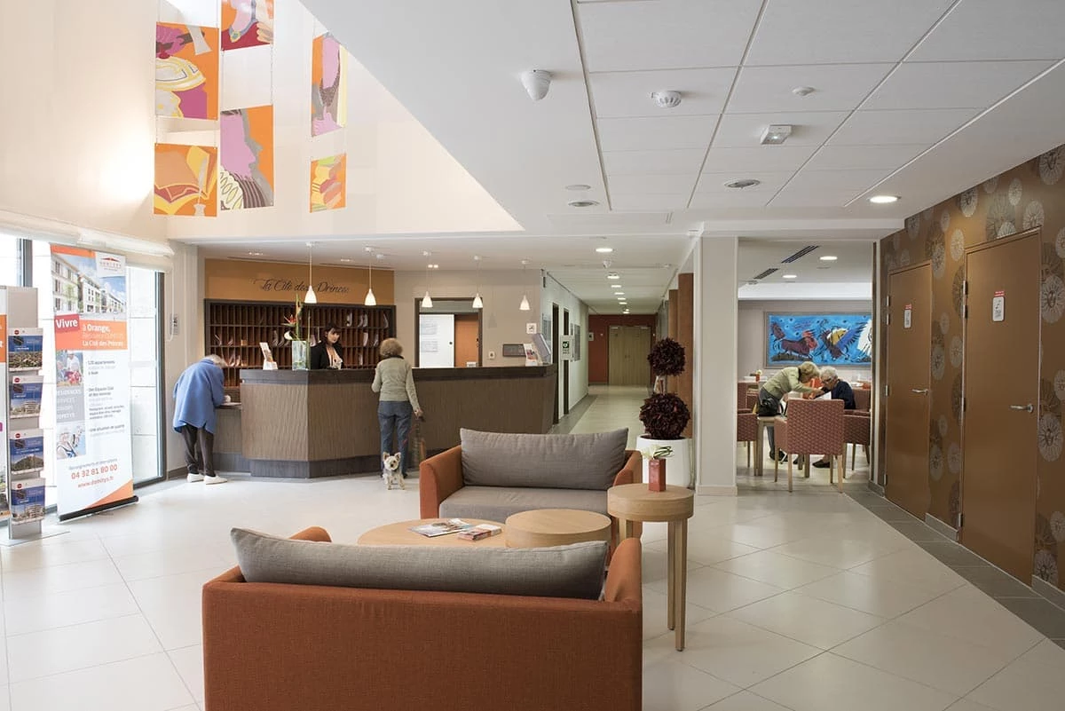 résidence senior orange accueil