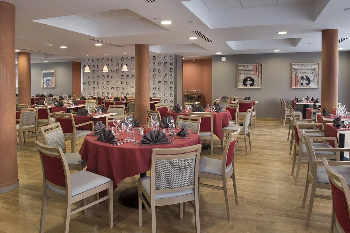 résidence senior orange restaurant