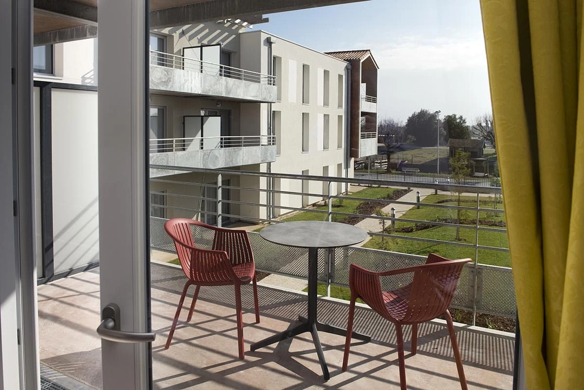 résidence senior la tremblade balcon