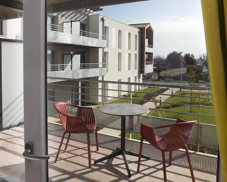 résidence senior la tremblade balcon