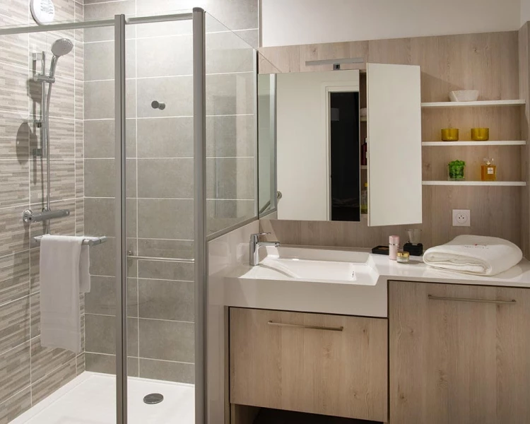 résidence senior la tremblade salle de bain