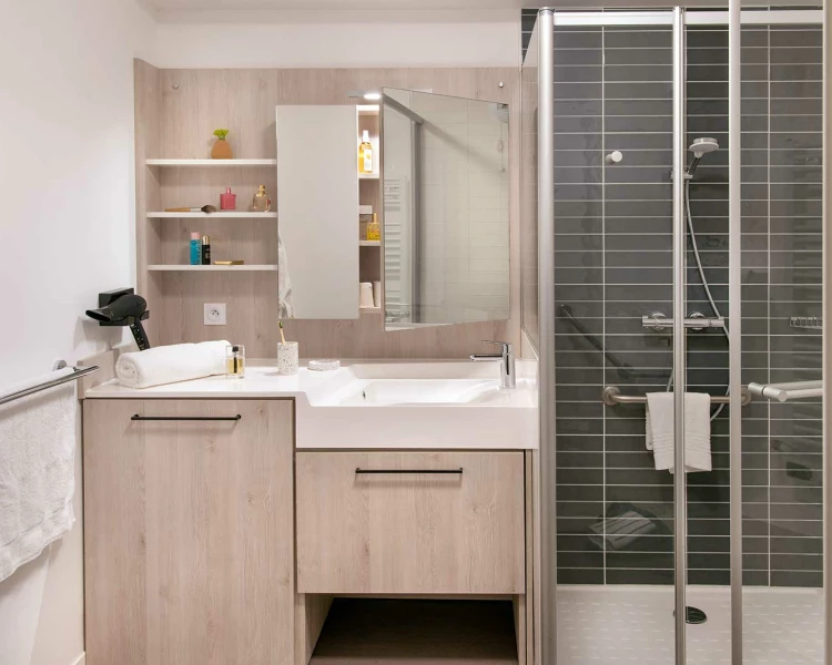 résidence senior morlaix salle de bain