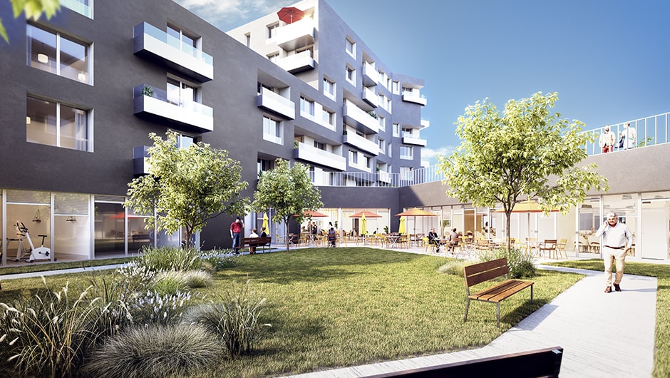 résidence senior lille extérieur