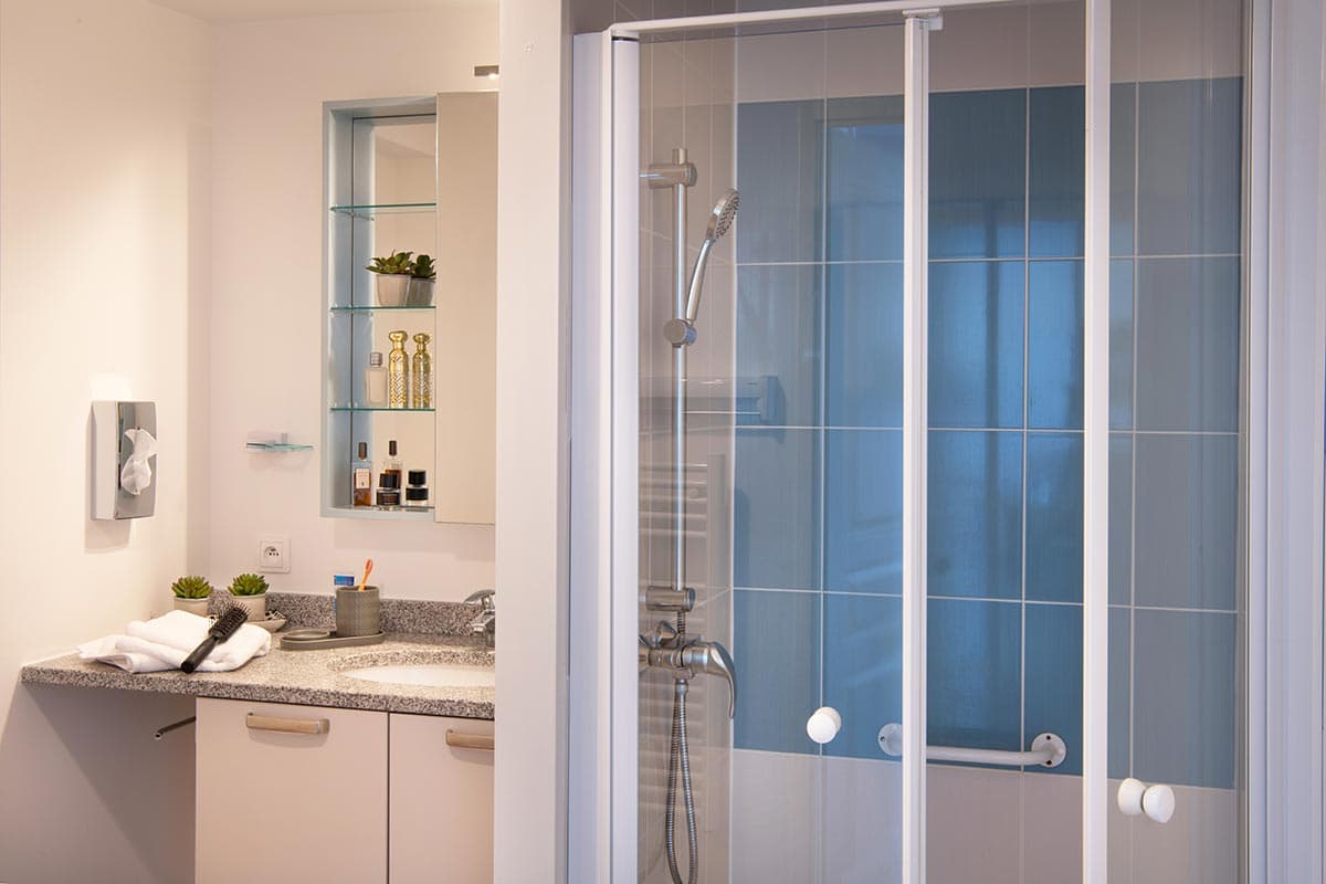 résidence senior dax salle de bain
