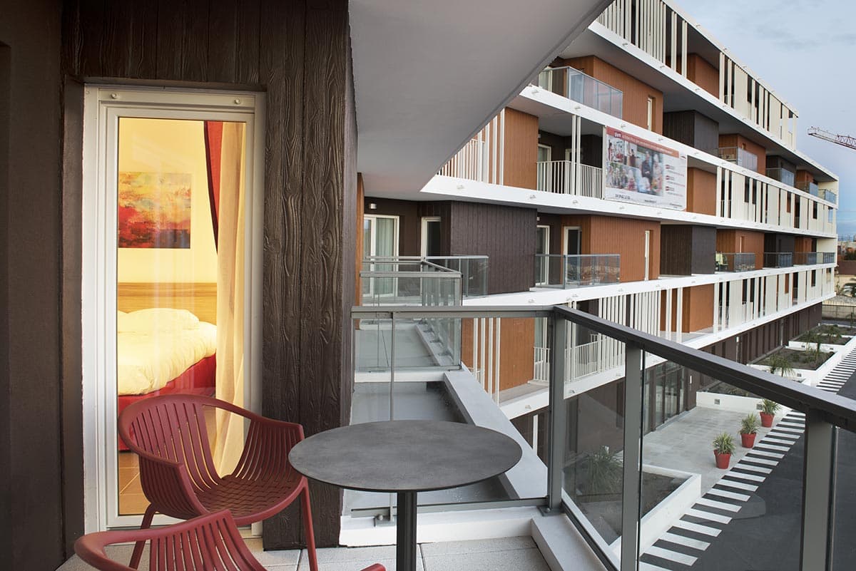 résidence senior sète balcon