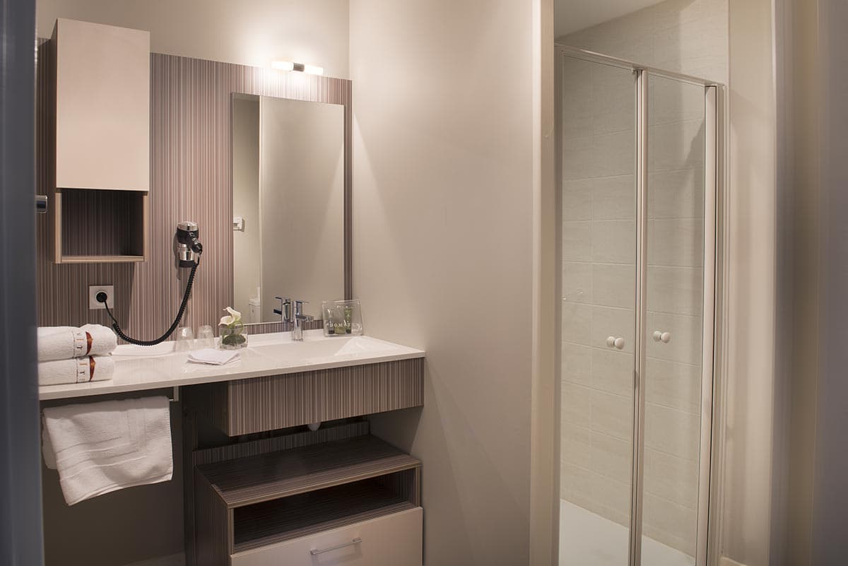 résidence senior pau salle de bain
