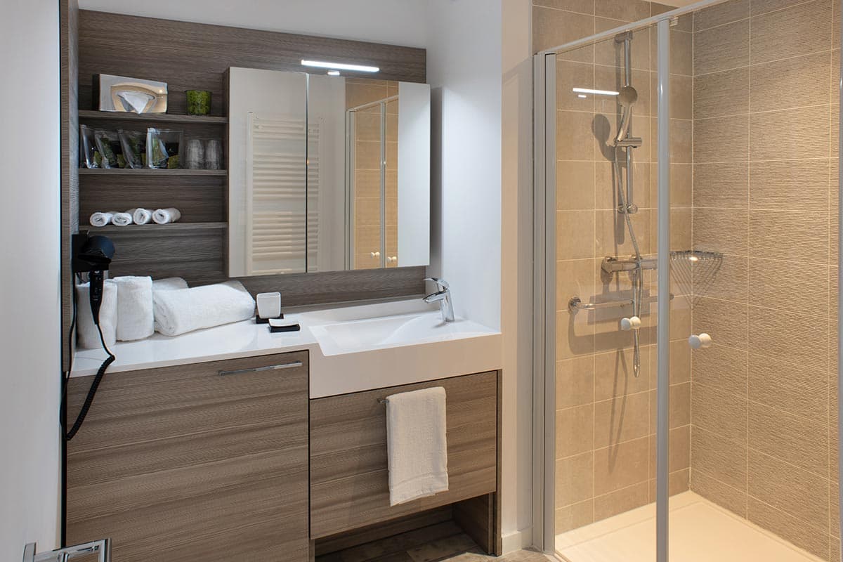 résidence senior melun salle de bain