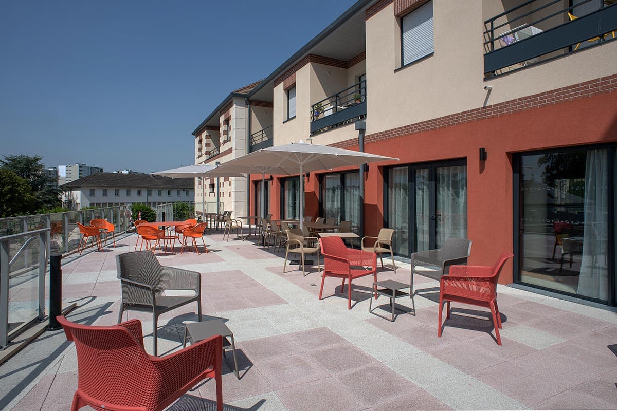 résidence senior melun terrasse