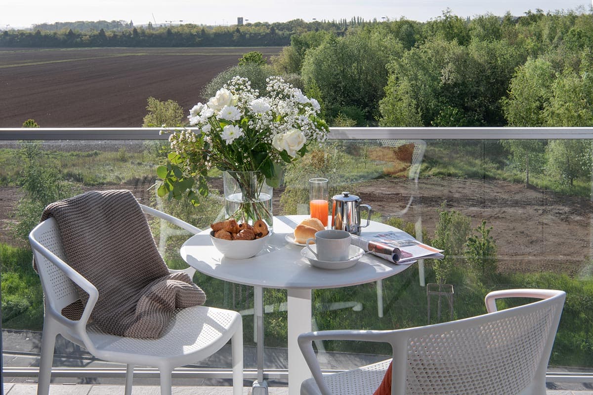 résidence senior lesquin balcon